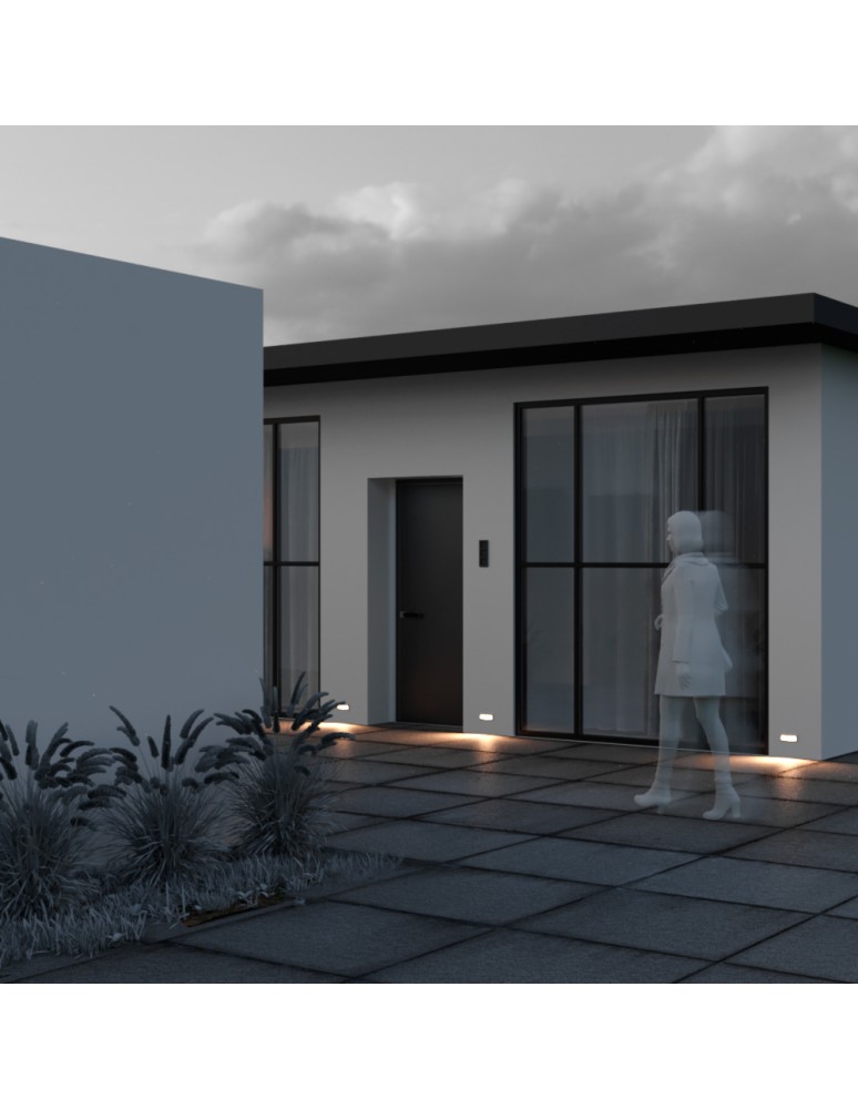 Lamps for path lighting - Maytoni Outdoor Bosca LED Stairway/Walkway Lighting 5W 400lm 3000K IP65 White O045SL-L5W3K - product kolory-swiatla.pl 5