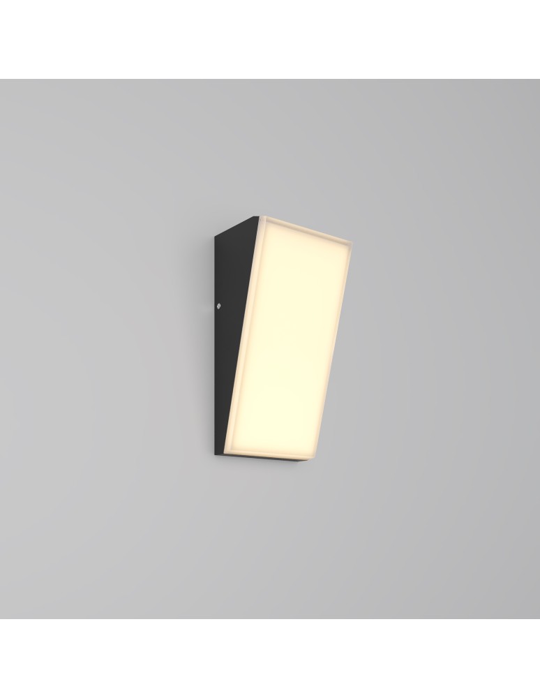 Outdoor wall lamps - Maytoni Outdoor Brick LED wall lamp/shade 10W 1100lm 3000K IP54 Graphite O436WL-L10GF3K1 - product kolory-swiatla.pl 4