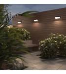 Outdoor wall lamps - Maytoni Outdoor Brick LED wall lamp/wall lamp 20W 1600lm 3000K IP54 Graphite O436WL-L20GF3K - product 2