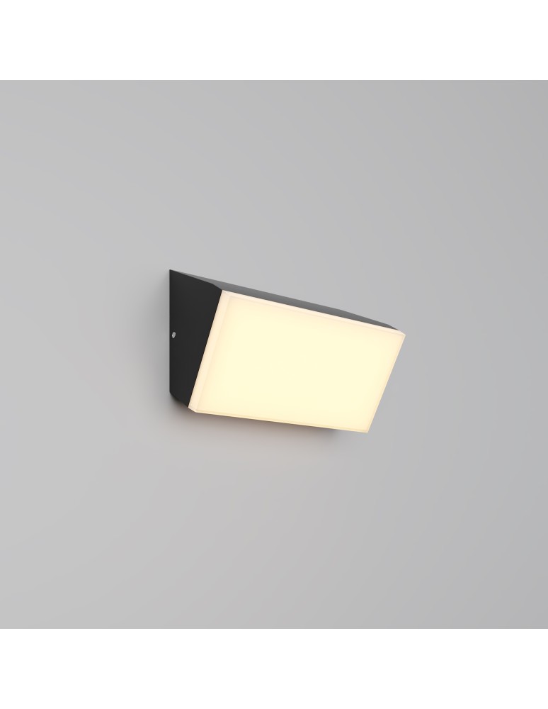 Outdoor wall lamps - Maytoni Outdoor Brick LED wall sconce/wall lamp 10W 1100lm 3000K IP54 Graphite O436WL-L10GF3K - product kolory-swiatla.pl 4