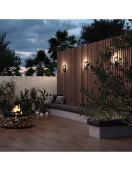 Maytoni Zewnętrzna Candle Kinkiet/Ścienna 1xE27 15W IP65 Grafit O449WL-01GF - produkt 2