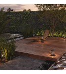 Standing garden lamps - Maytoni Outdoor Garden Cell 1xE27 15W IP54 Graphite O452FL-01GF1 - product 2