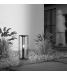 Standing garden lamps - Maytoni Outdoor Garden Cell 1xE27 15W IP54 Graphite O452FL-01GF1 - product 7