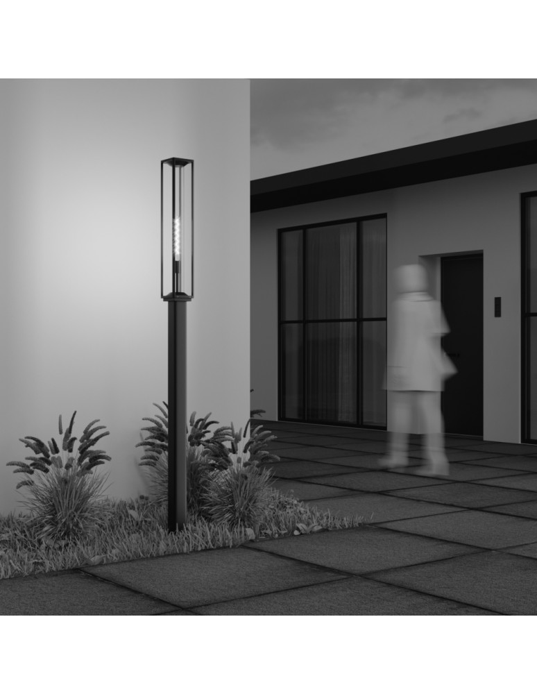 Standing garden lamps - Maytoni Outdoor Garden Cell 1xE27 15W IP54 Graphite O452FL-01GF3. - product kolory-swiatla.pl 6