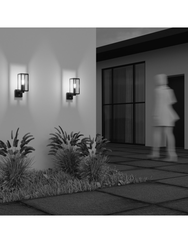 Outdoor lights with motion sensor - Maytoni Outdoor Cell Wall lamp/ wall lamp 1xE27 15W IP65 Graphite O452WL-01GFSR - product kolory-swiatla.pl 6