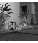 Standing garden lamps - Maytoni Outdoor Garden Cell 1xE27 15W IP54 Graphite O452FL-01GF. - product 7