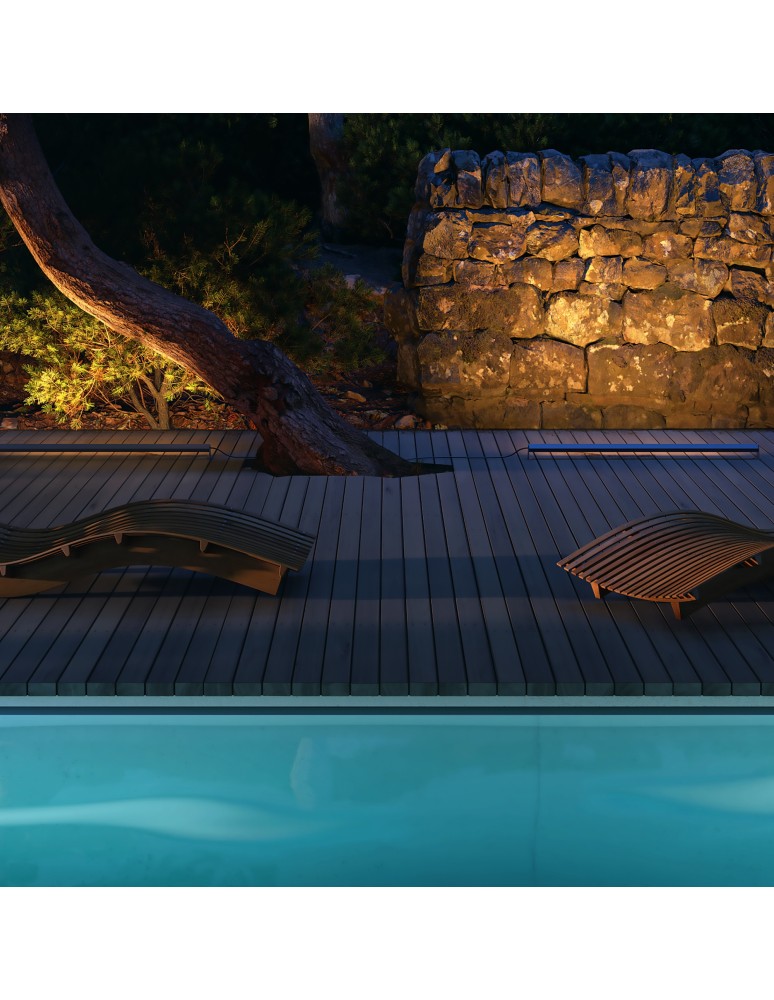 Outdoor spotlights and floodlights - Maytoni Outdoor Garden Edge LED 15W 1000lm 3000K IP65 Grey O415FL-L15GR3K. - product kolory-swiatla.pl 2