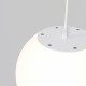 Maytoni Zewnętrzna Erda Lampa Wisząca 1xE27 30W IP54 Biały O594PL-01W