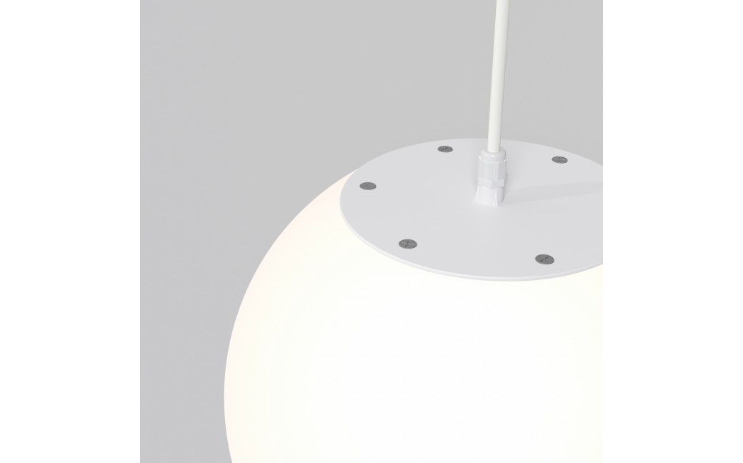 Maytoni Zewnętrzna Erda Lampa Wisząca 1xE27 30W IP54 Biały O594PL-01W