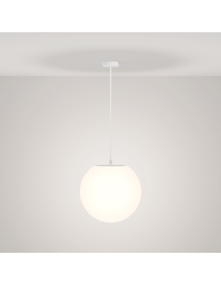 Outdoor pendant lamps - Maytoni Erda Outdoor Pendant Lamp 1xE27 30W IP54 White O594PL-01W - product kolory-swiatla.pl 4