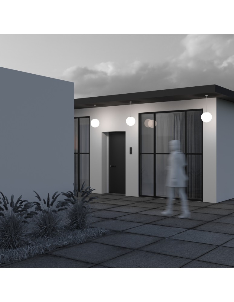 Outdoor pendant lamps - Maytoni Erda Outdoor Pendant Lamp 1xE27 30W IP54 White O594PL-01W - product kolory-swiatla.pl 6