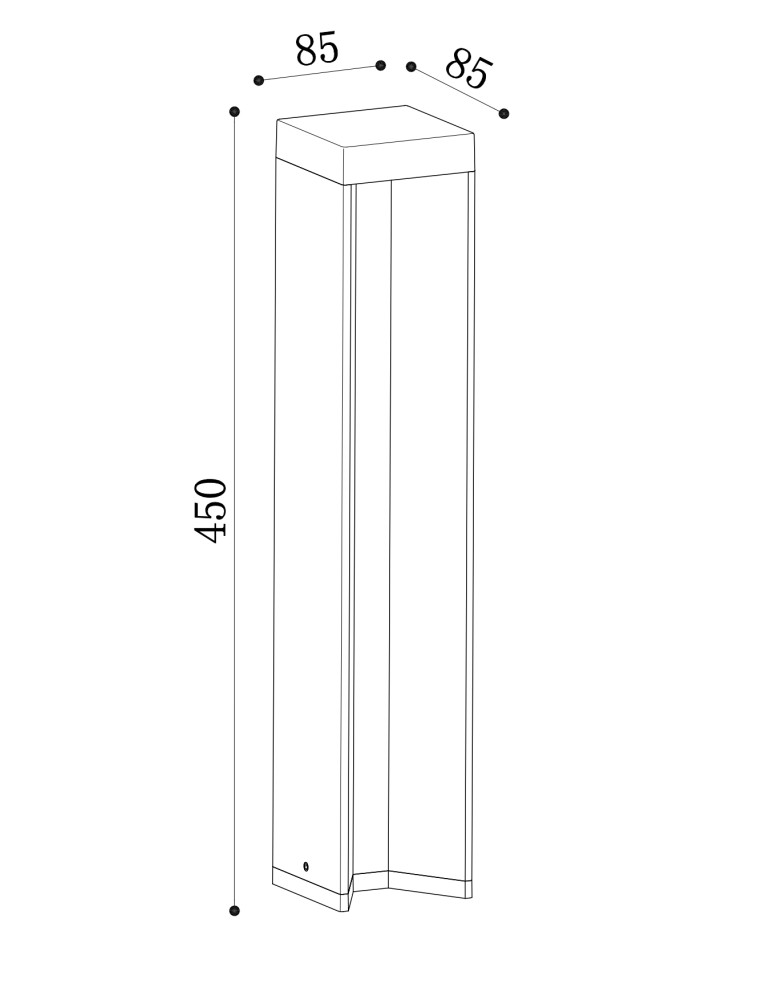 Standing garden lamps - Maytoni Outdoor Essen Garden LED 9W 450lm 4000K IP54 Black O596FL-L9B4K. - product kolory-swiatla.pl 9