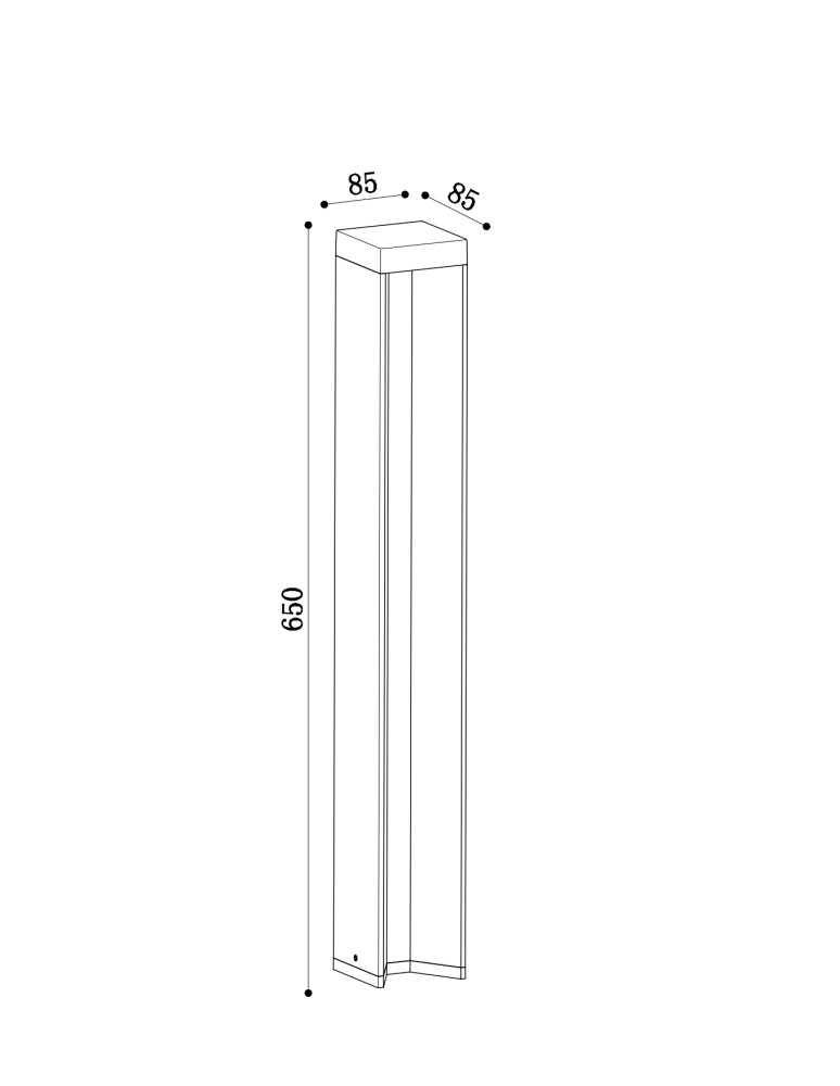 Standing garden lamps - Maytoni Outdoor Essen Garden LED 9W 450lm 4000K IP54 Grey O596FL-L9GR4K1 - product kolory-swiatla.pl 8
