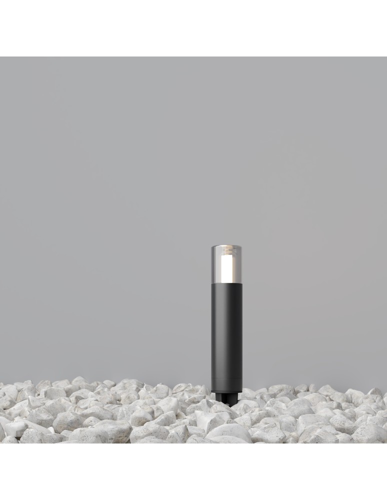 Garden lamps driven into the ground (with wedge) - Maytoni Outdoor Garden Glide 1xG9 20W IP54 Graphite O437FL-01GF. - product kolory-swiatla.pl 4