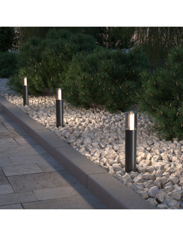 Garden lamps driven into the ground (with wedge) - Maytoni Outdoor Garden Glide 1xG9 20W IP54 Graphite O437FL-01GF1. - product kolory-swiatla.pl 2