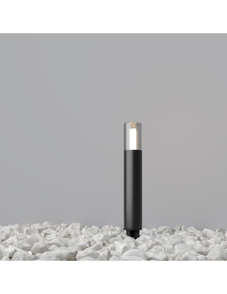 Garden lamps driven into the ground (with wedge) - Maytoni Outdoor Garden Glide 1xG9 20W IP54 Graphite O437FL-01GF1. - product kolory-swiatla.pl 5