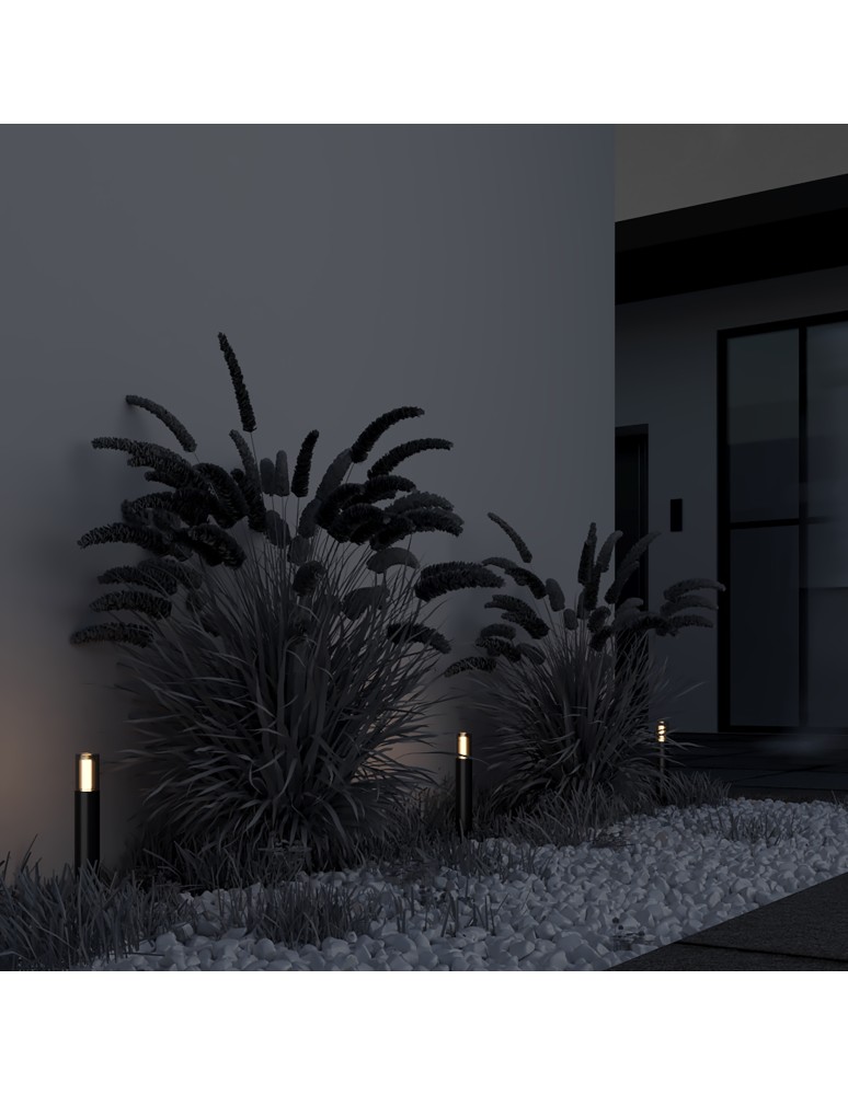 Garden lamps driven into the ground (with wedge) - Maytoni Outdoor Garden Glide 1xG9 20W IP54 Graphite O437FL-01GF1. - product kolory-swiatla.pl 7