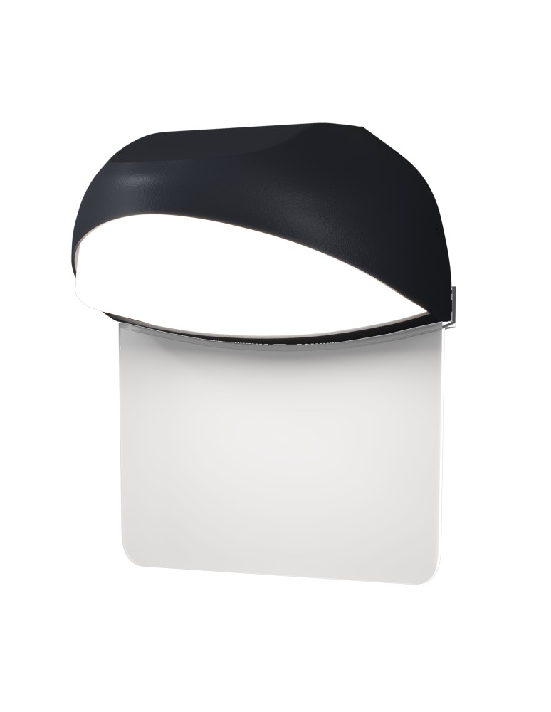 Outdoor wall lamps - Maytoni Outdoor Gloss LED wall sconce/wall lamp 7W 500lm 3000K IP65 Graphite O447WL-L7GF3K - product kolory-swiatla.pl 1