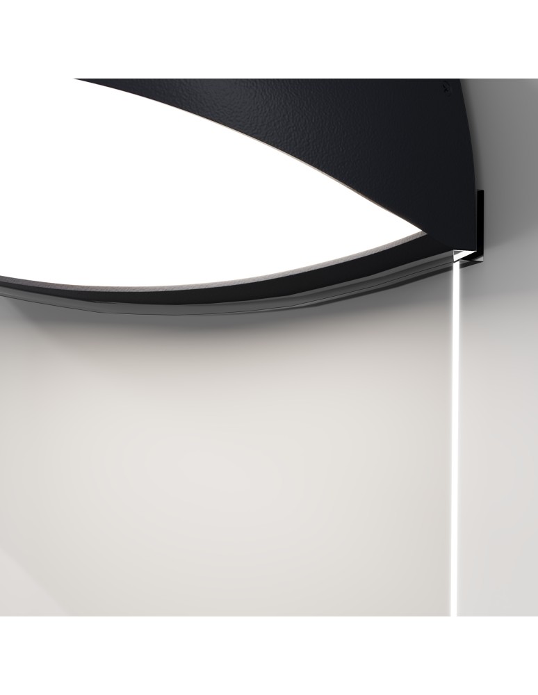 Outdoor wall lamps - Maytoni Outdoor Gloss LED wall sconce/wall lamp 7W 500lm 3000K IP65 Graphite O447WL-L7GF3K - product kolory-swiatla.pl 3