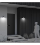 Outdoor wall lamps - Maytoni Outdoor Gloss LED wall sconce/wall lamp 7W 500lm 3000K IP65 Graphite O447WL-L7GF3K - product 7
