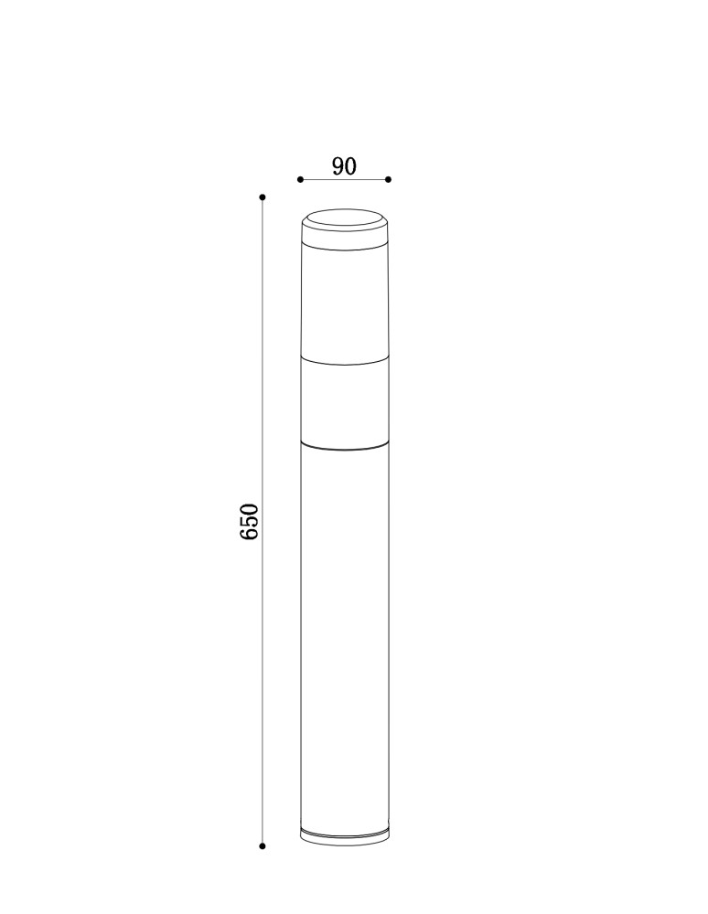 Standing garden lamps - Maytoni Outdoor Koln Garden LED 8W 450lm 4000K IP54 Black O590FL-L8B4K1. - product kolory-swiatla.pl 10