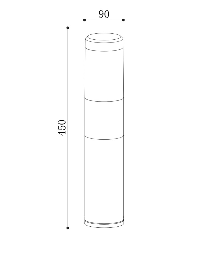 Standing garden lamps - Maytoni Outdoor Koln Garden LED 8W 450lm 4000K IP54 Black O590FL-L8B4K. - product kolory-swiatla.pl 8