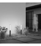 Standing garden lamps - Maytoni Outdoor Garden Lithium LED 12W 750lm 3000K IP65 Graphite O593FL-L12GF3K. - product 7