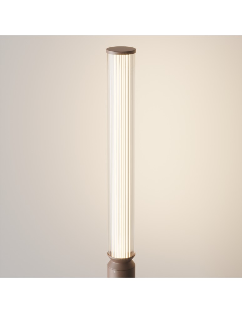 Maytoni Outdoor Garden Lithium LED 20W 1500lm 3000K IP65 Brown O593FL-L20BR3K.