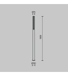 Standing garden lamps - Maytoni Outdoor Garden Lithium LED 20W 1500lm 3000K IP65 Brown O593FL-L20BR3K. - product 5