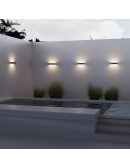 Maytoni Zewnętrzna Lot Kinkiet/Ścienna LED 20W 700lm 3000K IP65 Graphite O428WL-L20GF3K - produkt 2