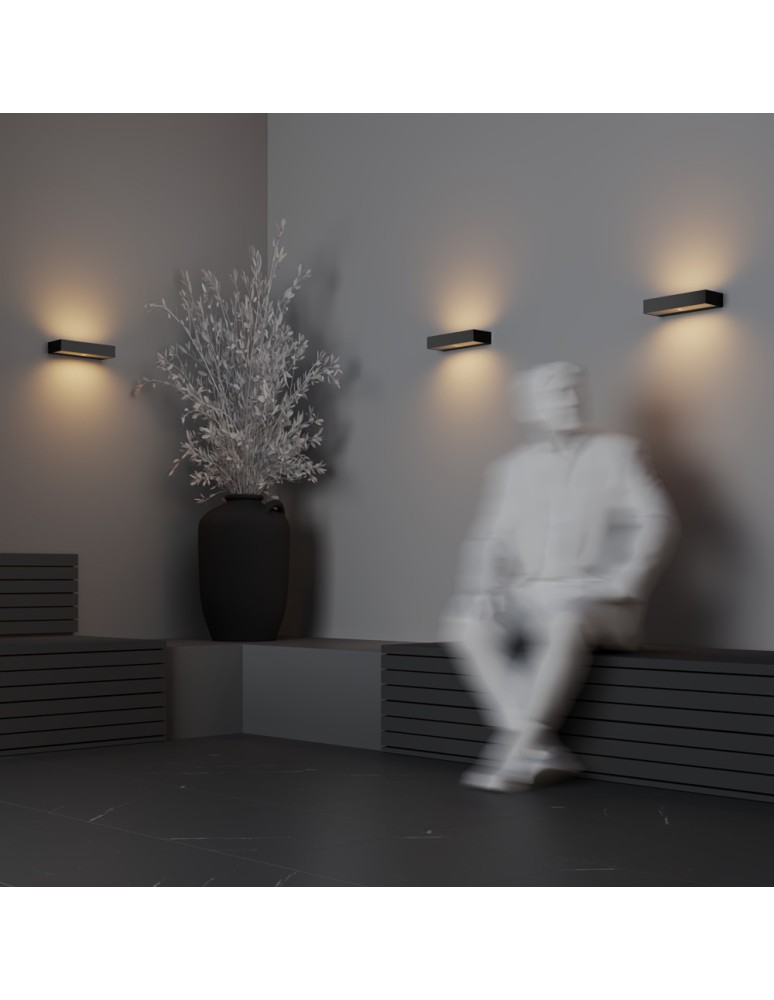 Outdoor wall lamps - Maytoni Outdoor Lot LED wall lamp/wall lamp 20W 700lm 3000K IP65 Graphite O428WL-L20GF3K. - product kolory-swiatla.pl 7