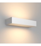 Outdoor wall lamps - Maytoni Outdoor Lot LED wall sconce/wall lamp 20W 700lm 3000K IP65 White O428WL-L20W3K. - product 1