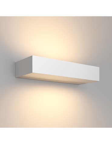 Maytoni Outdoor Lot LED wall sconce/wall lamp 20W 700lm 3000K IP65 White O428WL-L20W3K.