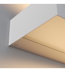 Outdoor wall lamps - Maytoni Outdoor Lot LED wall sconce/wall lamp 20W 700lm 3000K IP65 White O428WL-L20W3K. - product 3