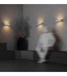 Outdoor wall lamps - Maytoni Outdoor Lot LED wall sconce/wall lamp 20W 700lm 3000K IP65 White O428WL-L20W3K. - product 6