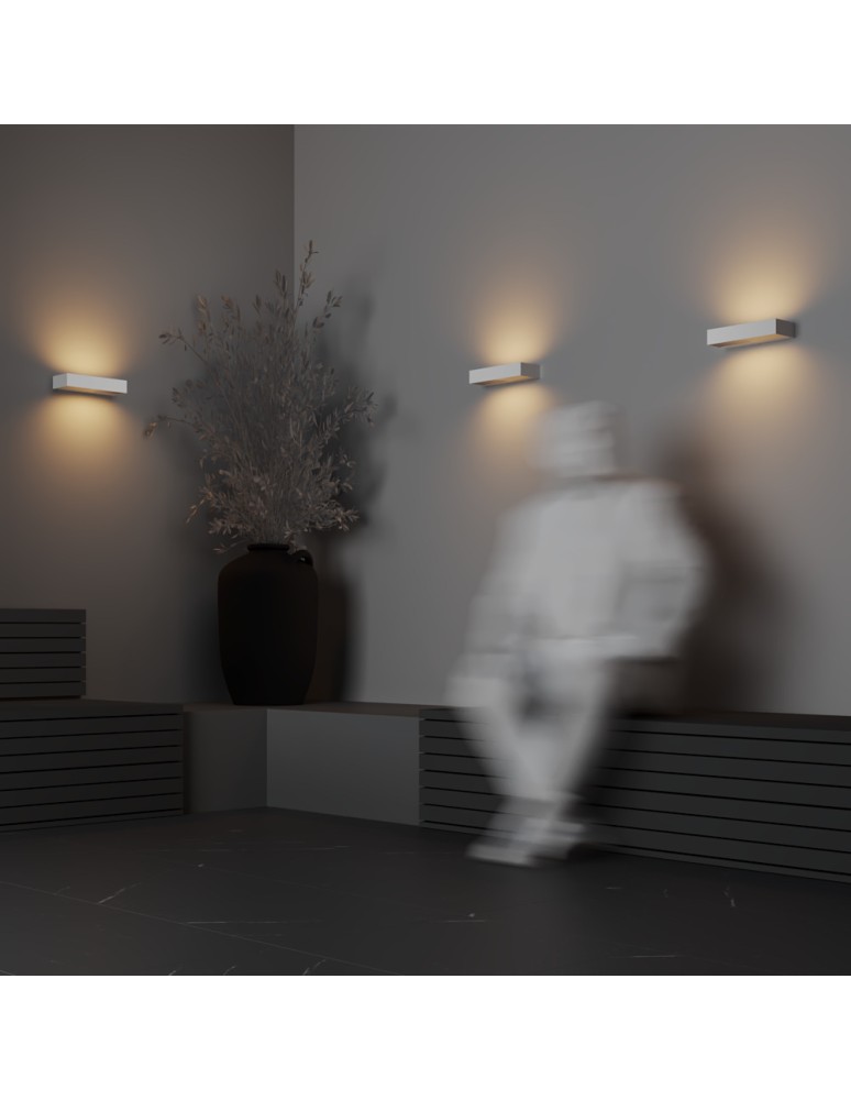 Outdoor wall lamps - Maytoni Outdoor Lot LED wall sconce/wall lamp 20W 700lm 3000K IP65 White O428WL-L20W3K. - product kolory-swiatla.pl 6