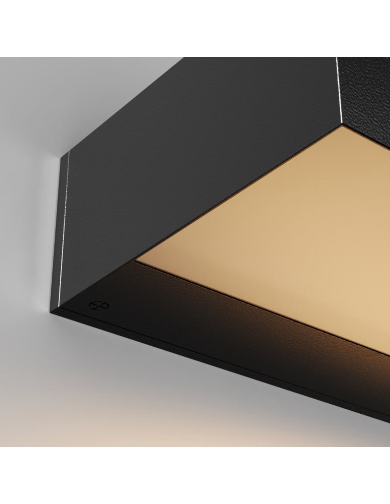 Outdoor wall lamps - Maytoni Outdoor Lot LED wall sconce/wall lamp 10W 350lm 3000K IP65 Graphite O428WL-L10GF3K - product kolory-swiatla.pl 2