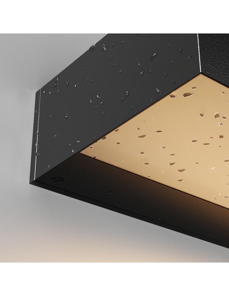 Outdoor wall lamps - Maytoni Outdoor Lot LED wall sconce/wall lamp 10W 350lm 3000K IP65 Graphite O428WL-L10GF3K - product kolory-swiatla.pl 3