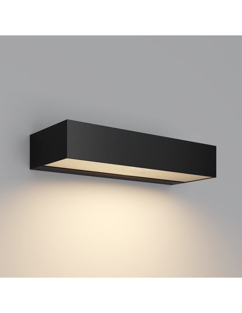 Outdoor wall lamps - Maytoni Outdoor Lot LED wall sconce/wall lamp 10W 350lm 3000K IP65 Graphite O428WL-L10GF3K - product kolory-swiatla.pl 4