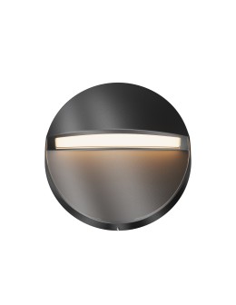 Maytoni Zewnętrzna Mane Oświetlenie Schodów/Scieżek LED 3W 100lm 3000K IP54 Black O046SL-L3B3K