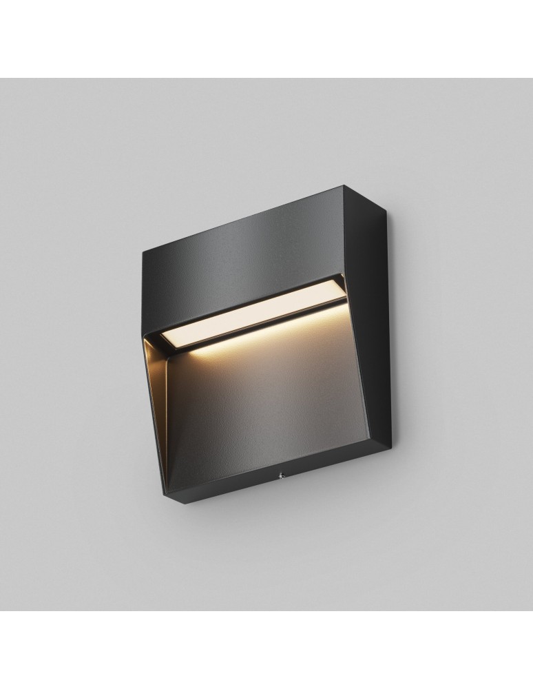 Lamps for path lighting - Maytoni Outdoor Mane LED Stairway/Walkway Lighting 3W 100lm 3000K IP54 Black O047SL-L3B3K - product kolory-swiatla.pl 4