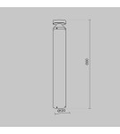 Standing garden lamps - Maytoni Outdoor Olten Garden LED 12W 300lm 3000K IP65 Graphite O591FL-L12GF3K1. - product 6