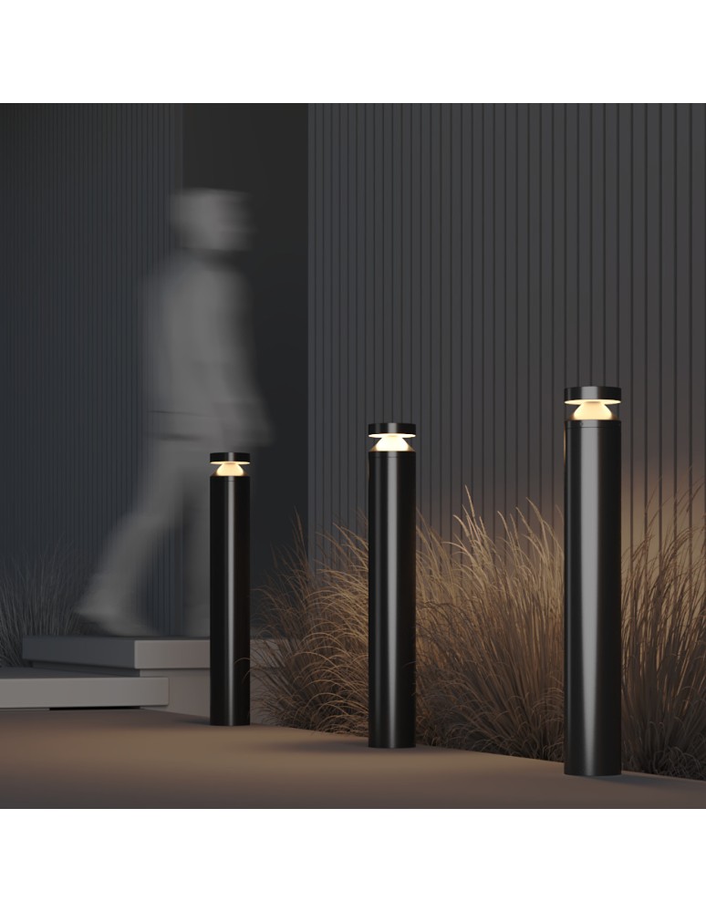 Standing garden lamps - Maytoni Outdoor Olten Garden LED 12W 300lm 3000K IP65 Graphite O591FL-L12GF3K1. - product kolory-swiatla.pl 7