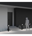 Standing garden lamps - Maytoni Outdoor Paso Garden LED 12W 660lm 3000K IP54 Black O595FL-L12B3K. - product 6