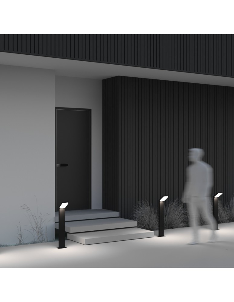 Standing garden lamps - Maytoni Outdoor Paso Garden LED 12W 660lm 3000K IP54 Black O595FL-L12B3K. - product kolory-swiatla.pl 6