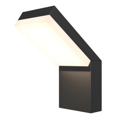 Maytoni Zewnętrzna Paso Kinkiet/Ścienna LED 12W 865lm 3000K IP54 Black O595WL-L12B3K