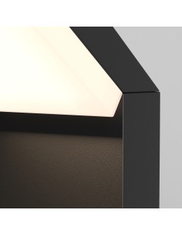Maytoni Zewnętrzna Paso Kinkiet/Ścienna LED 12W 865lm 3000K IP54 Black O595WL-L12B3K - produkt 2