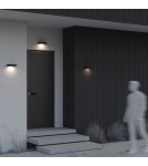 Solar lamps - Maytoni Outdoor LED 2W 150lm 3000K IP54 Graphite OSL456WL-L2GF3K Pir Wall lamp/shade. - product 7