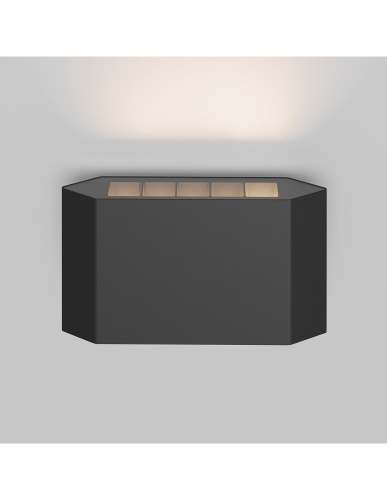 Outdoor wall lamps - Maytoni Outdoor Pull Architectural LED wall lamp 5W 300lm 3000K IP54 Graphite O412WL-L5GF3K. - product kolory-swiatla.pl 4