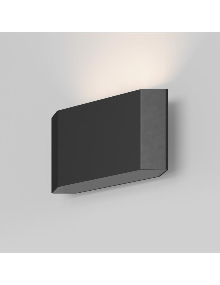 Outdoor wall lamps - Maytoni Outdoor Pull Architectural LED wall lamp 5W 300lm 3000K IP54 Graphite O412WL-L5GF3K. - product kolory-swiatla.pl 5
